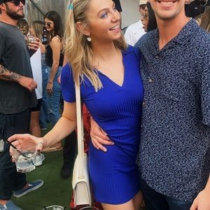 Blue princess polly bodycon dress